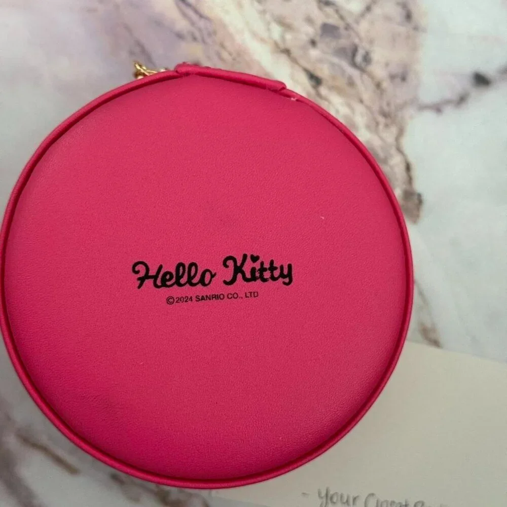 Hello Kitty Pink And White Jewelry box by Sanrio NEW